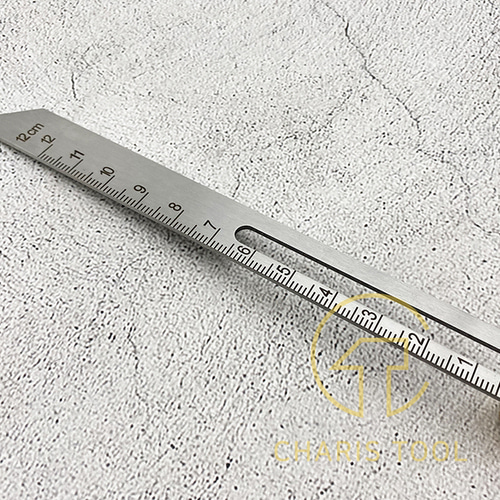 에스비 자유자 FAR-180 각도자 눈금자 회전자 측정자 스테인레스 스틸 눈금 12cm