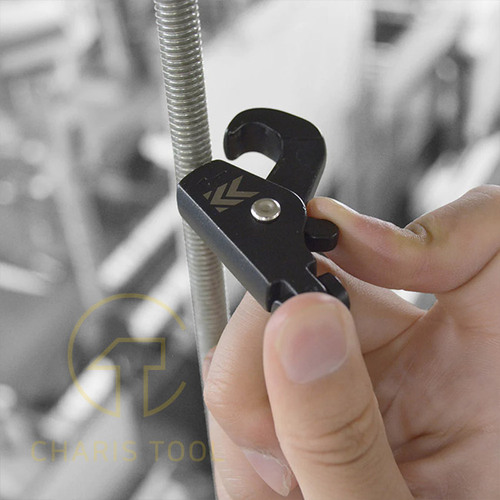 쿠로킨 전산볼트 체결렌치 FZW03-BG 3/8인치 각도조절 핸드 라쳇 에어컨 틈새 작업